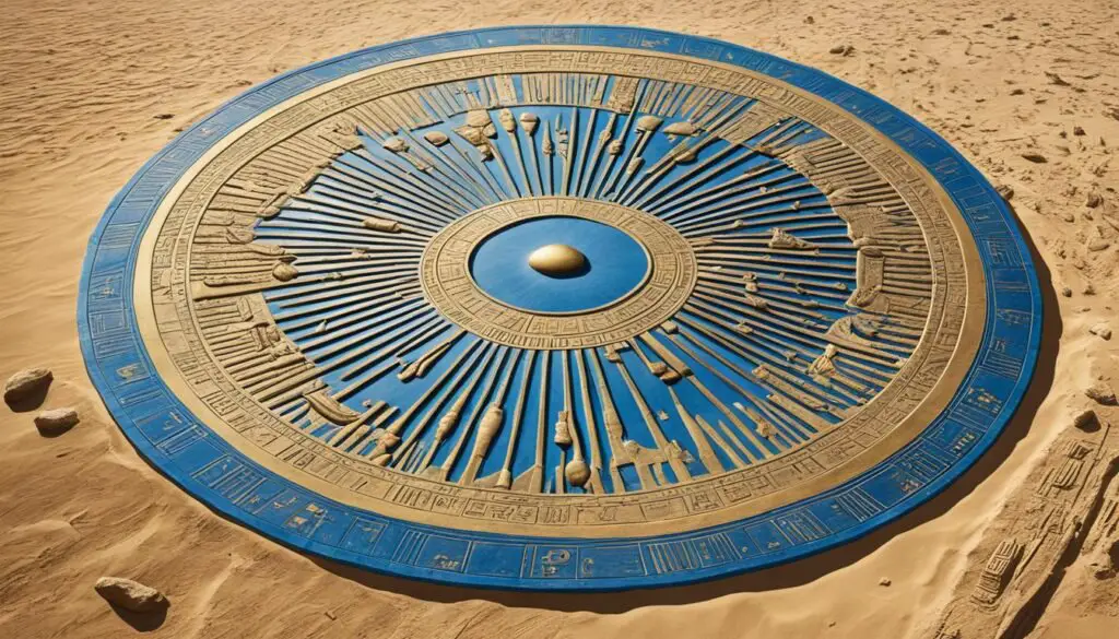 Egyptian sun disc Aten