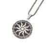 Vintage Mythology Apollo Amulet Sun God Stainless Steel Pendant Necklace