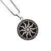 Vintage Mythology Apollo Amulet Sun God Stainless Steel Pendant Necklace