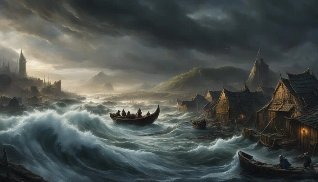 does norse mythology have a flood myth