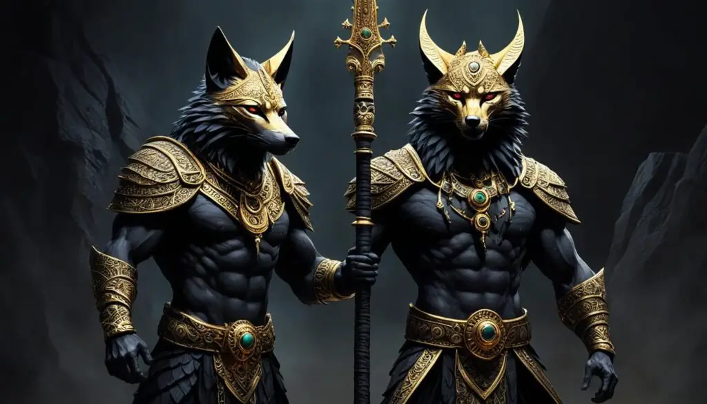 egyptian god guards the underworld