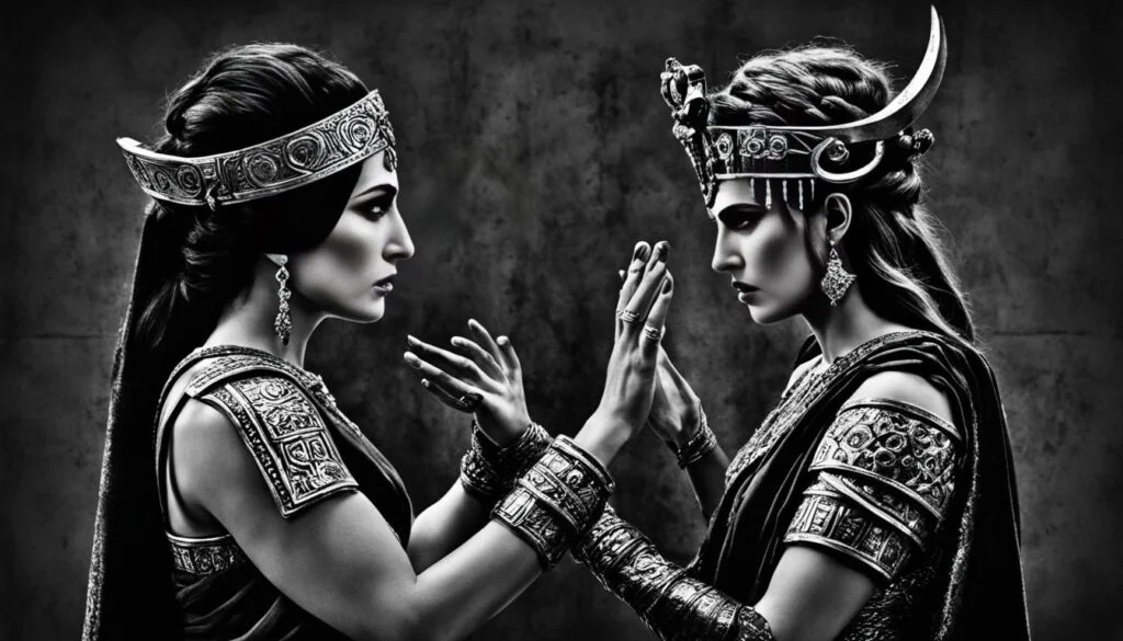 Electra and Clytemnestra