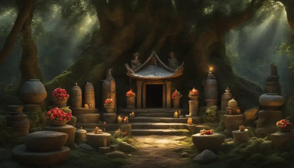 Pan's shrines