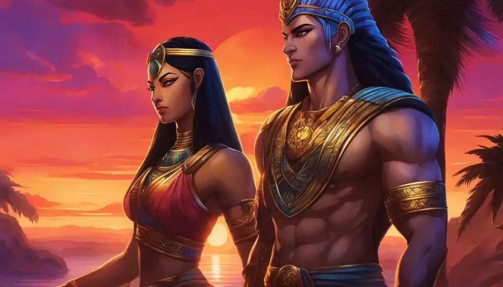 Seth and Nephthys marriage