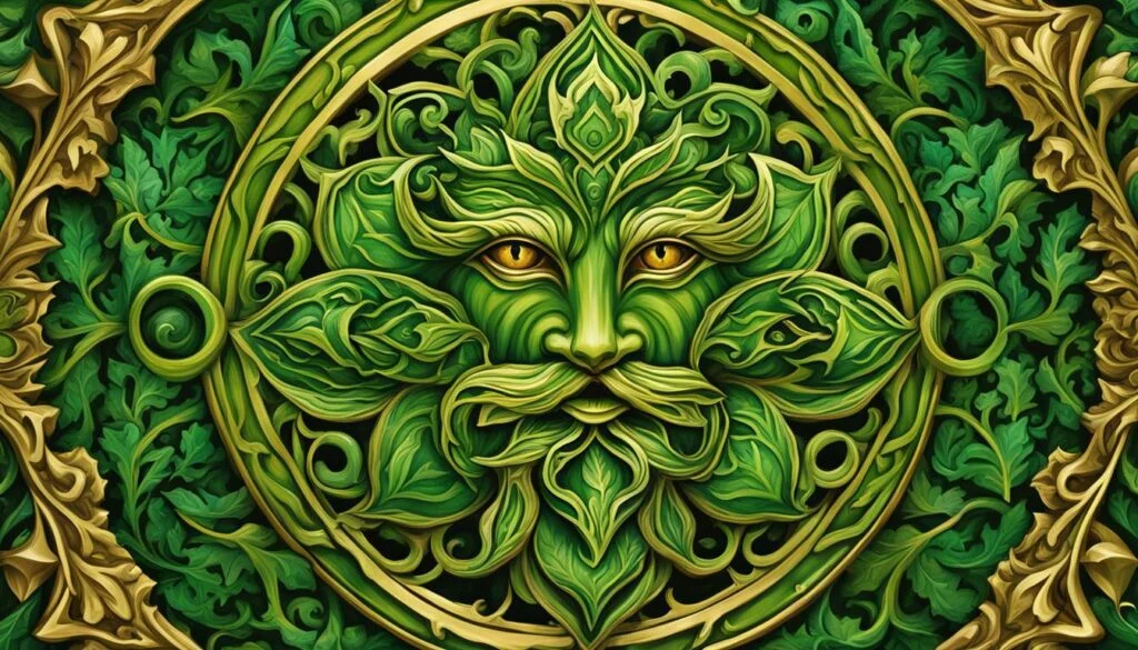 Variations of the Green Man Symbol