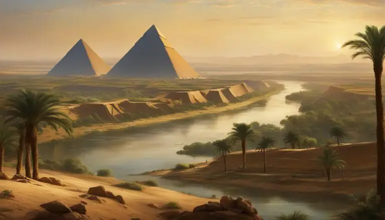 What role did the Nile River play in Egyptian mythology?