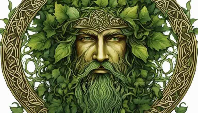 Who or what is the Green Man, and what does he symbolize in Celtic lore?