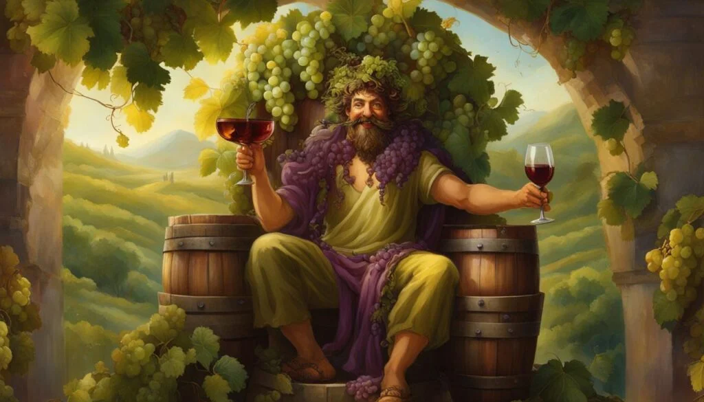bacchus roman god of wine