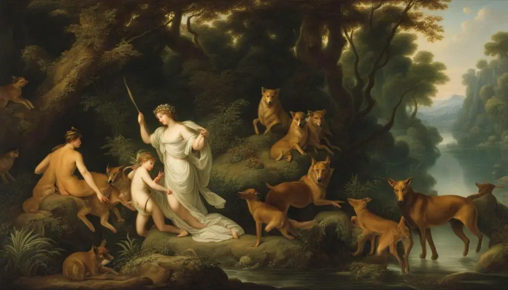 legacy of diana and actaeon myth