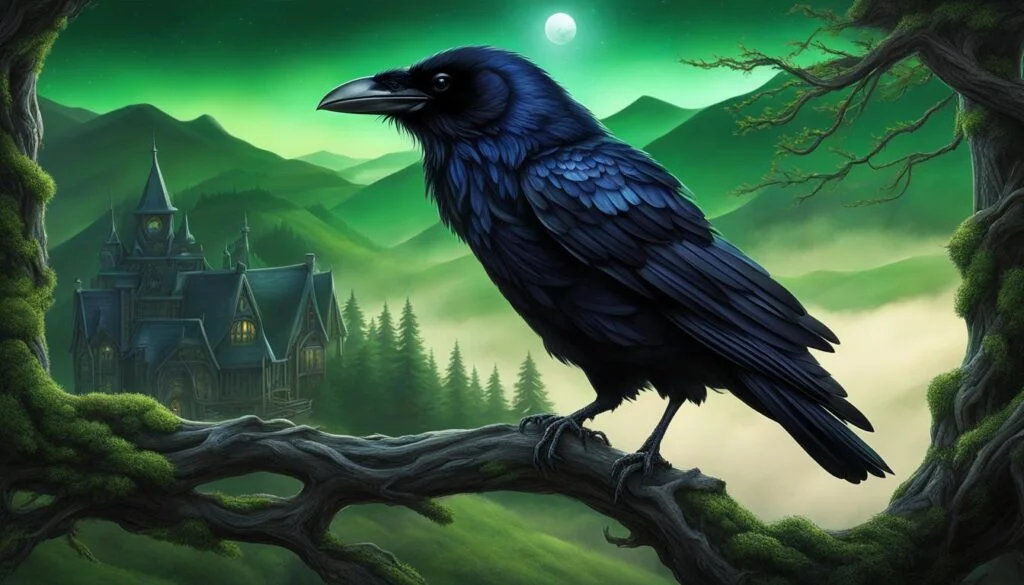 mythical representation of the raven in celtic tradition