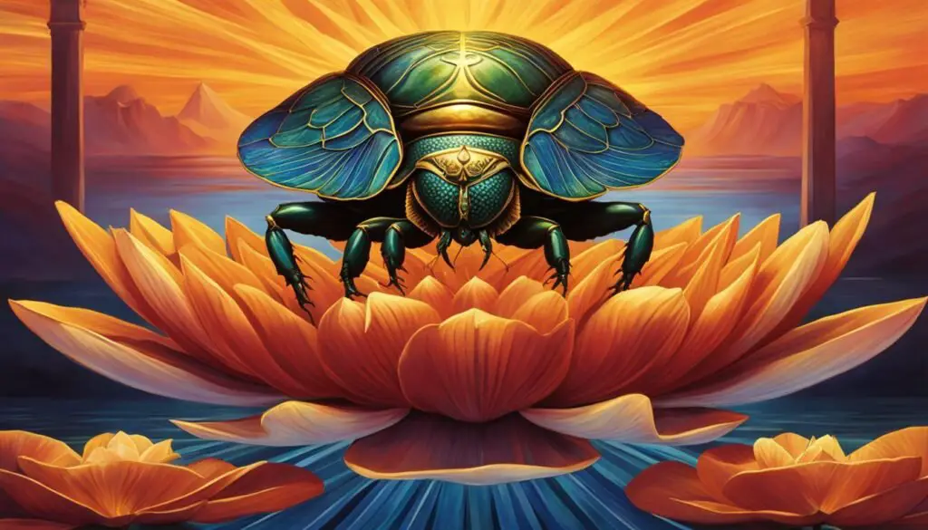 scarab beetle symbolism in Egyptian culture