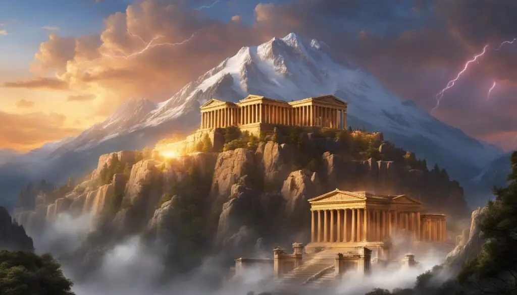 what is mount olympus in roman mythology