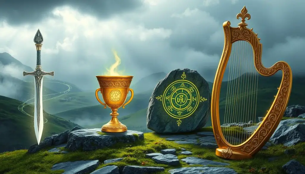 Four Treasures of the Tuatha Dé Danann